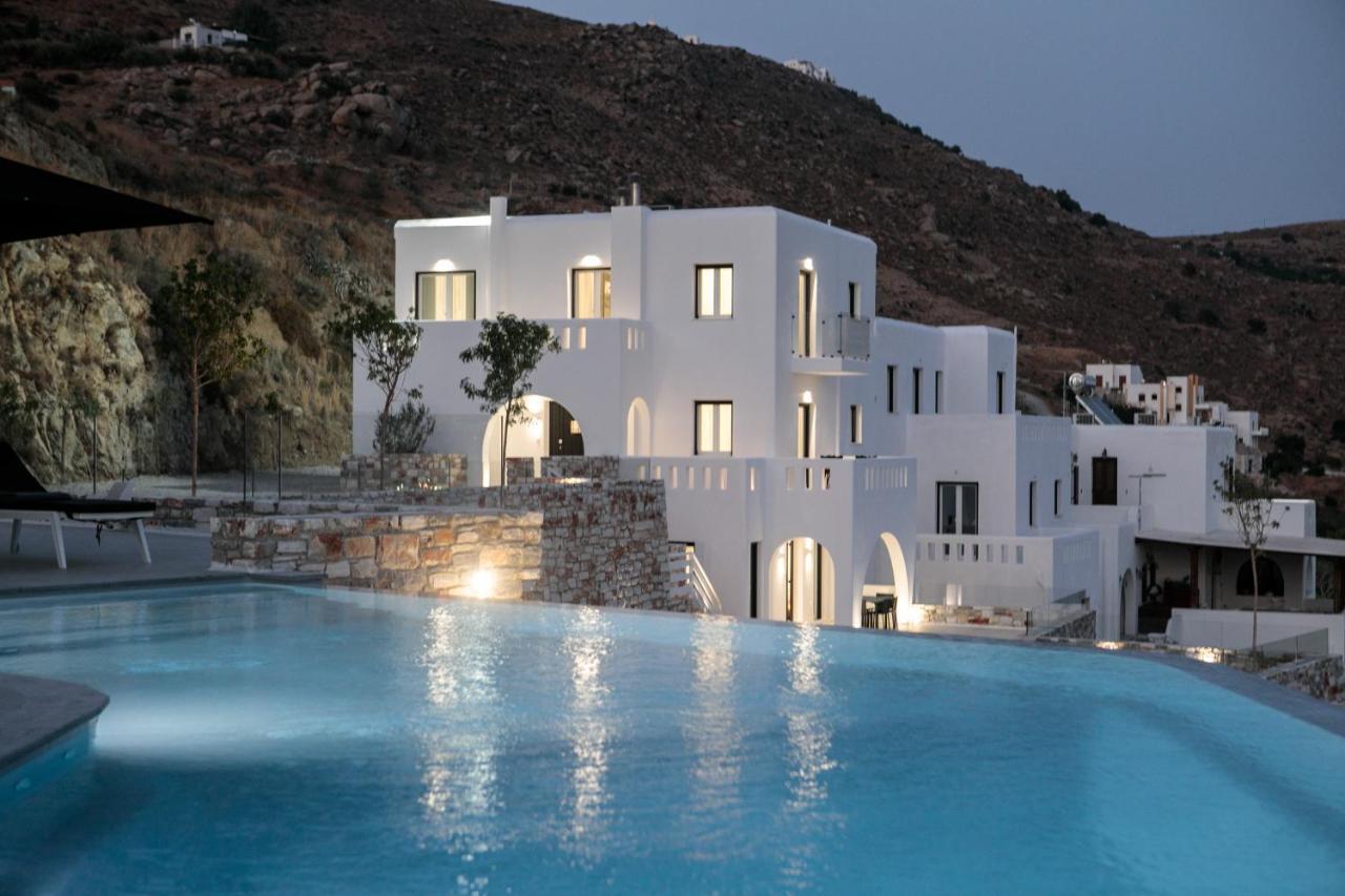 Wow Panoramic View Deluxe Villas Agkidia Exterior foto