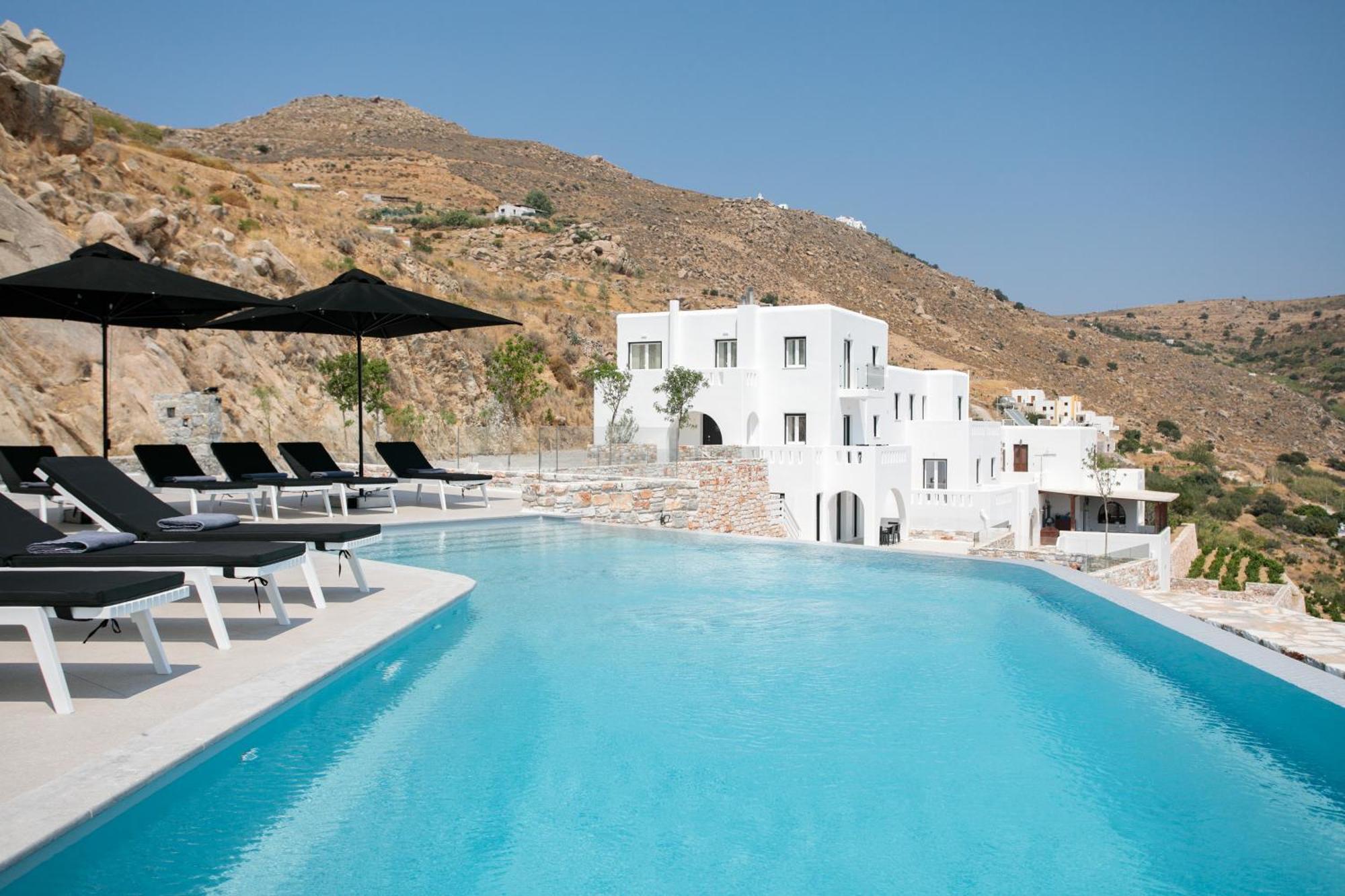 Wow Panoramic View Deluxe Villas Agkidia Zimmer foto
